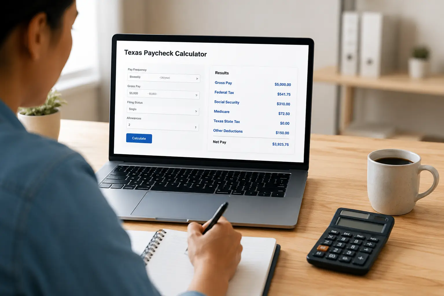Texas Paycheck Calculator