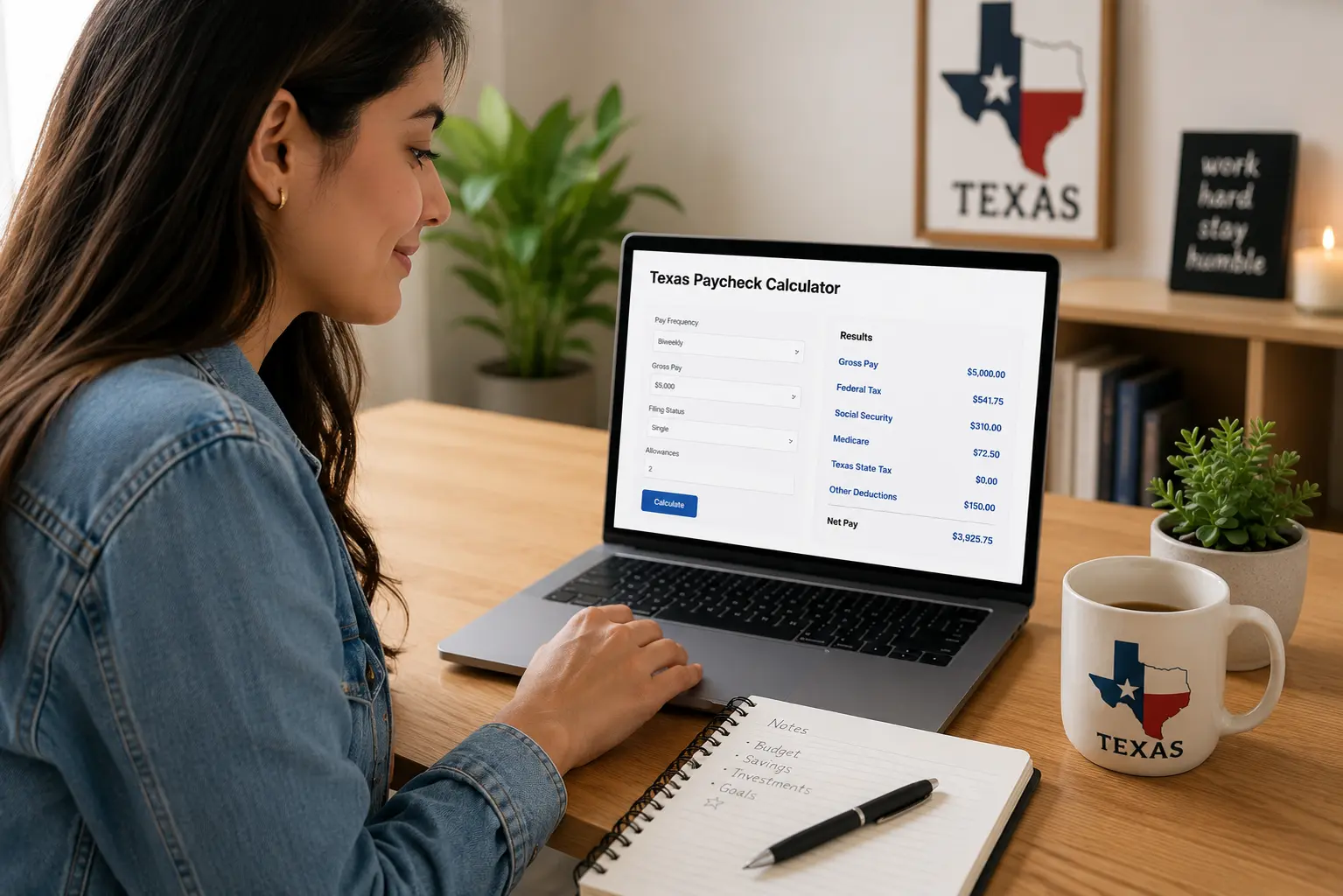What Taxes Are Deducted From a Texas Paycheck