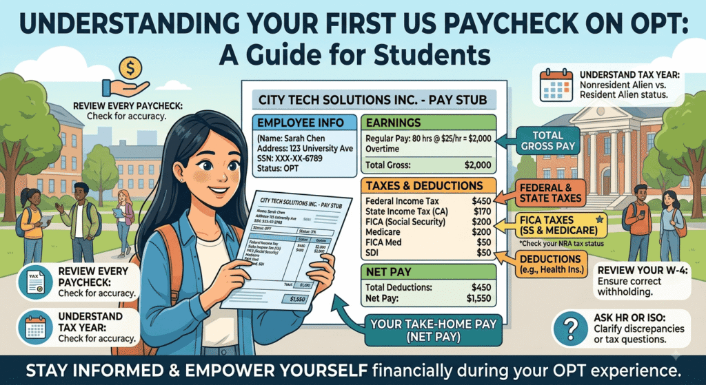 Understanding Your First US Paycheck on OPT A Guide for Students (1)