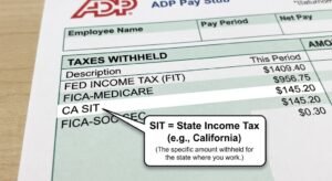 What Does SIT Mean on an ADP Pay Stub