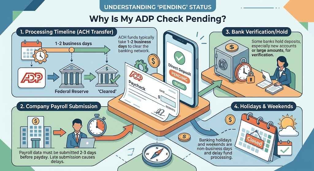 Why Is My ADP Check Pending