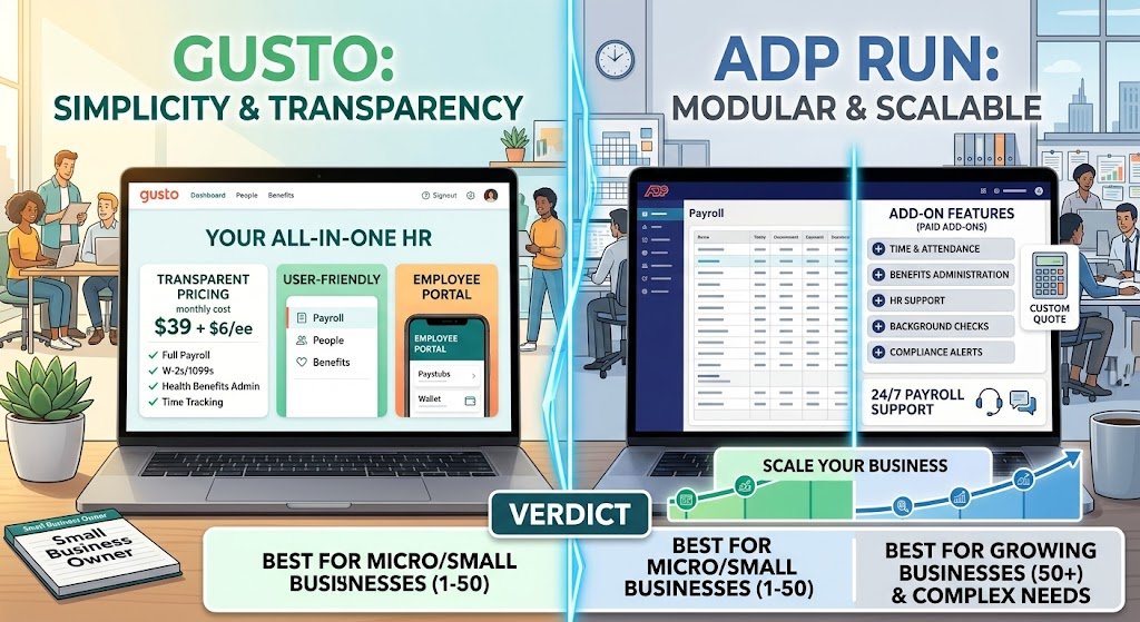 gusto vs adp for small business